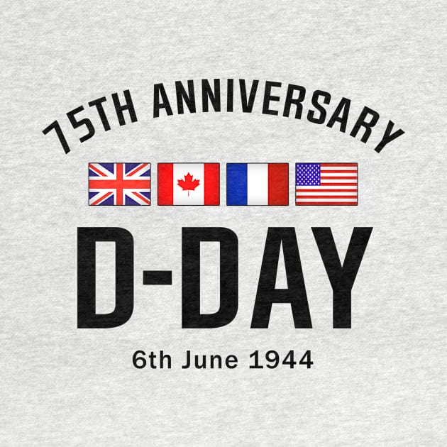 D-Day 75 Year Anniversary by SeattleDesignCompany